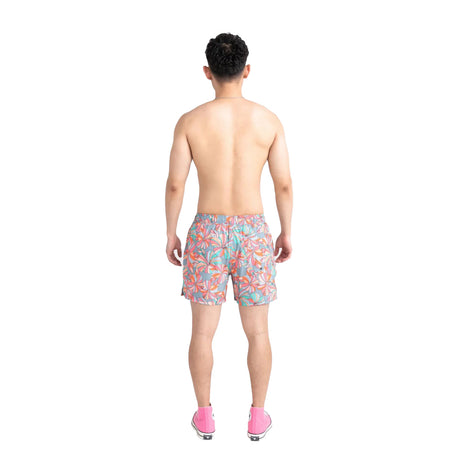 SAXX Men's Oh Buoy 2n1 Volley Swim Shorts Black / Small-Black / Medium-Black / Large-Black / X-Large-H2O Stripe/Blue / Small - 53 Degrees North 