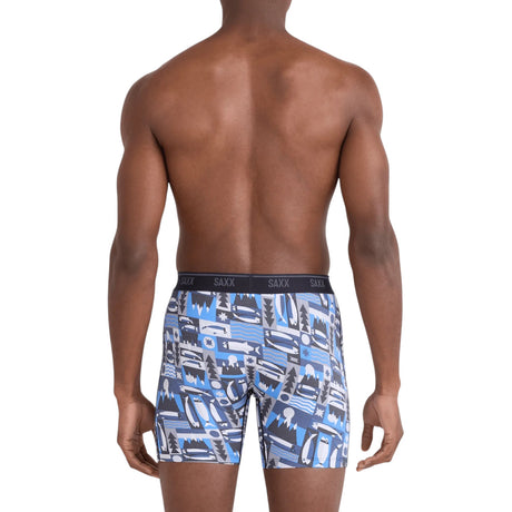 SAXX Men's Quest Quickdry Mesh Adobe Zoo/Black / Medium-Adobe Zoo/Black / Large-Adobe Zoo/Black / X-Large-Black / Small-Black / Medium - 53 Degrees North 