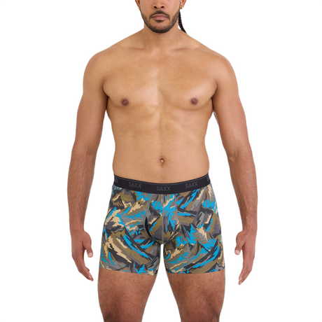 SAXX Men's Quest Quickdry Mesh Adobe Zoo/Black / Medium-Adobe Zoo/Black / Large-Adobe Zoo/Black / X-Large-Black / Small-Black / Medium - 53 Degrees North 