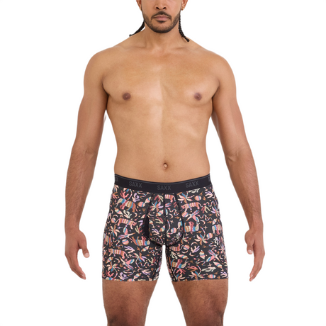 SAXX Men's Quest Quickdry Mesh Adobe Zoo/Black / Medium-Adobe Zoo/Black / Large-Adobe Zoo/Black / X-Large-Black / Small-Black / Medium - 53 Degrees North 