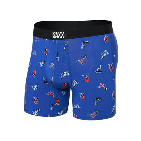 SAXX Men's Vibe Boxer Brief Black Coast Stripe / Small-Black Coast Stripe / Medium-Black Coast Stripe / Large-Black Coast Stripe / X-Large-Year Of The Snake/Blue / Small - 53 Degrees North 