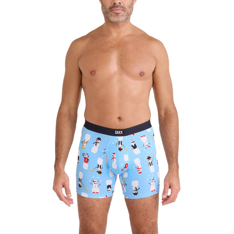 SAXX Men's Vibe Xtra Boxer Brief - 2 Pack High Brow Low Life/Navy / Medium-High Brow Low Life/Navy / Large-High Brow Low Life/Navy / X-Large-Black/Navy / Medium-Black/Navy / Large - 53 Degrees North 