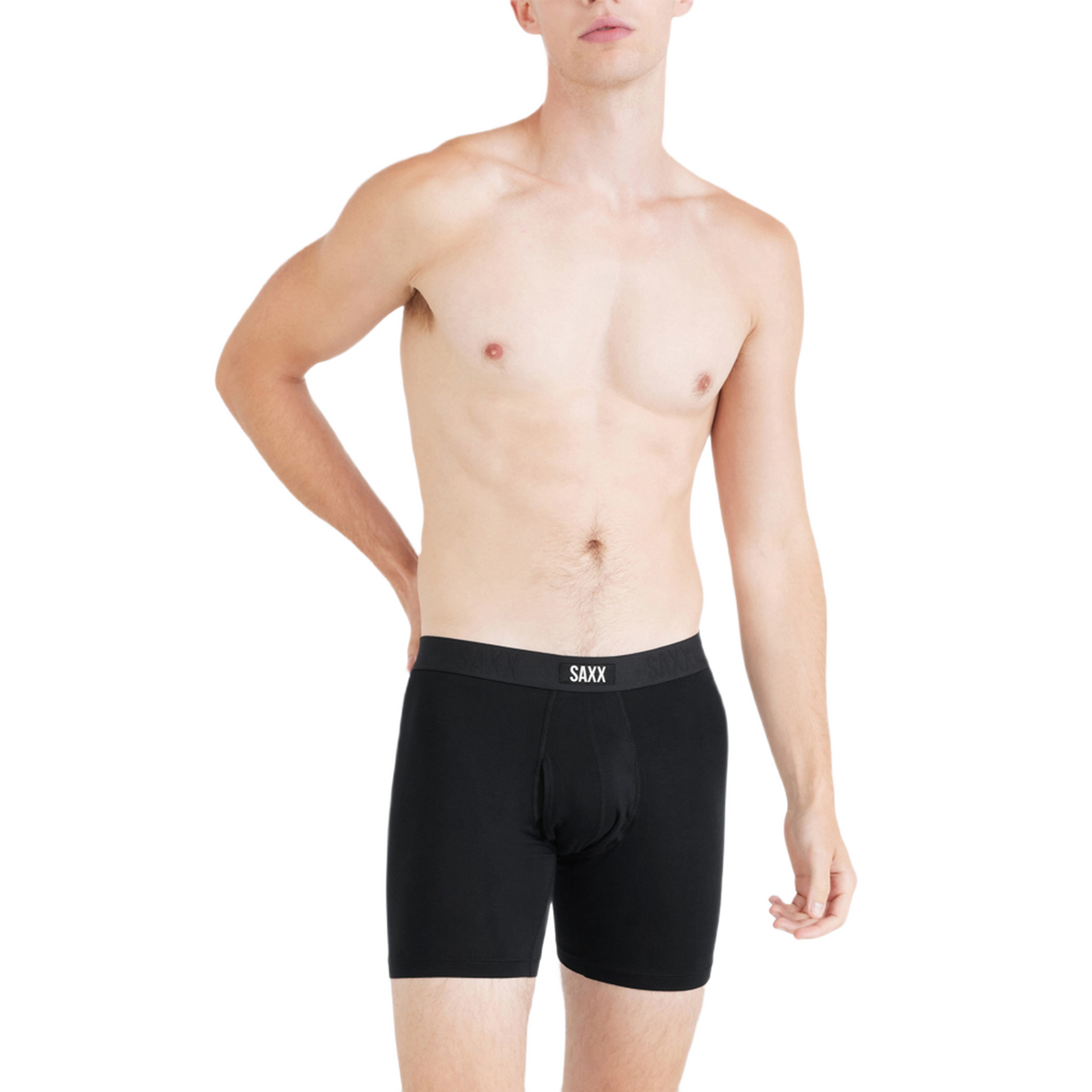 SAXX Men's Vibe Xtra Boxer Brief - 2 Pack High Brow Low Life/Navy / Medium-High Brow Low Life/Navy / Large-High Brow Low Life/Navy / X-Large-Black/Navy / Medium-Black/Navy / Large - 53 Degrees North 