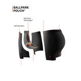 SAXX Men's Vibe Xtra Boxer Briefs SUP Dogs/Ashley Blue / Medium-SUP Dogs/Ashley Blue / Large-SUP Dogs/Ashley Blue / X-Large-Escape to Joshua/Black / Medium-Escape to Joshua/Black / Large - 53 Degrees North 