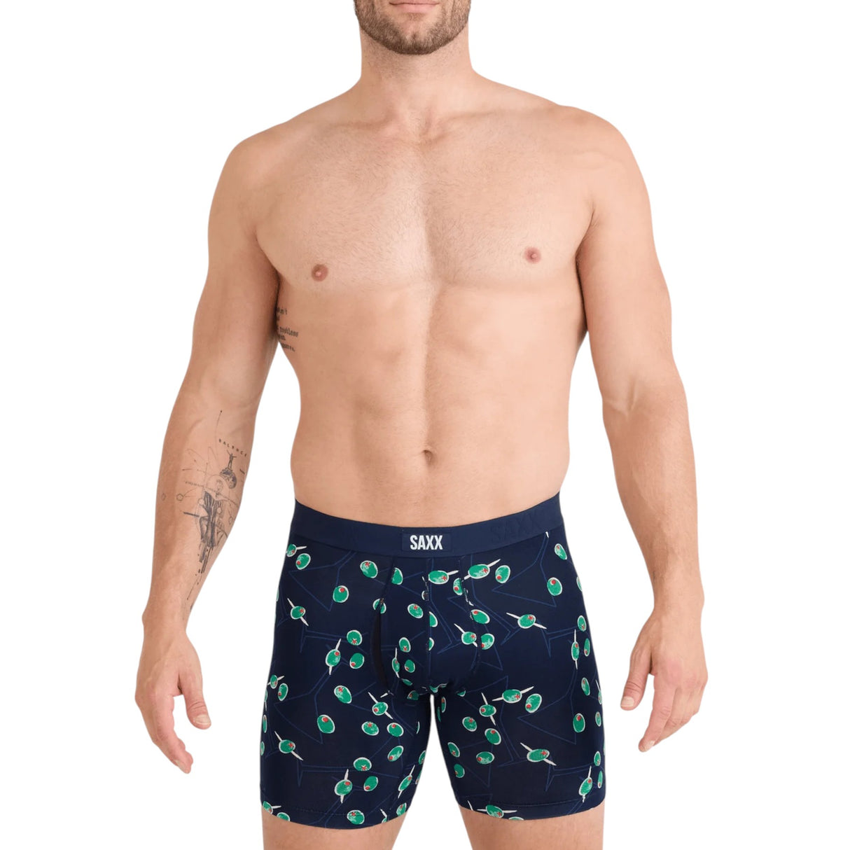 SAXX Men's Vibe Xtra Boxer Briefs SUP Dogs/Ashley Blue / Medium-SUP Dogs/Ashley Blue / Large-SUP Dogs/Ashley Blue / X-Large-Escape to Joshua/Black / Medium-Escape to Joshua/Black / Large - 53 Degrees North 