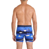 SAXX Men's Vibe Xtra Boxer Briefs SUP Dogs/Ashley Blue / Medium-SUP Dogs/Ashley Blue / Large-SUP Dogs/Ashley Blue / X-Large-Escape to Joshua/Black / Medium-Escape to Joshua/Black / Large - 53 Degrees North 