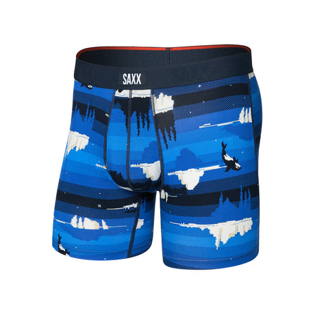 SAXX Men's Vibe Xtra Boxer Briefs SUP Dogs/Ashley Blue / Medium-SUP Dogs/Ashley Blue / Large-SUP Dogs/Ashley Blue / X-Large-Escape to Joshua/Black / Medium-Escape to Joshua/Black / Large - 53 Degrees North 