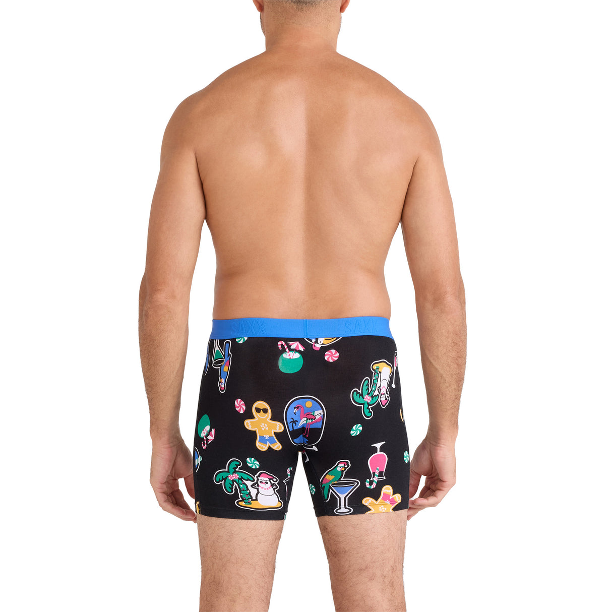 SAXX Men's Vibe Xtra Boxer Briefs Iceberg Stripe/Blue / Small-Iceberg Stripe/Blue / Medium-Iceberg Stripe/Blue / Large-Iceberg Stripe/Blue / X-Large-Cloudbank Camo/Navy / Small - 53 Degrees North 