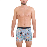 SAXX Men's Vibe Xtra Boxer Briefs SUP Dogs/Ashley Blue / Medium-SUP Dogs/Ashley Blue / Large-SUP Dogs/Ashley Blue / X-Large-Escape to Joshua/Black / Medium-Escape to Joshua/Black / Large - 53 Degrees North 
