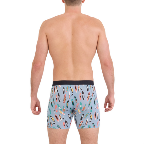 SAXX Men's Vibe Xtra Boxer Briefs SUP Dogs/Ashley Blue / Medium-SUP Dogs/Ashley Blue / Large-SUP Dogs/Ashley Blue / X-Large-Escape to Joshua/Black / Medium-Escape to Joshua/Black / Large - 53 Degrees North 