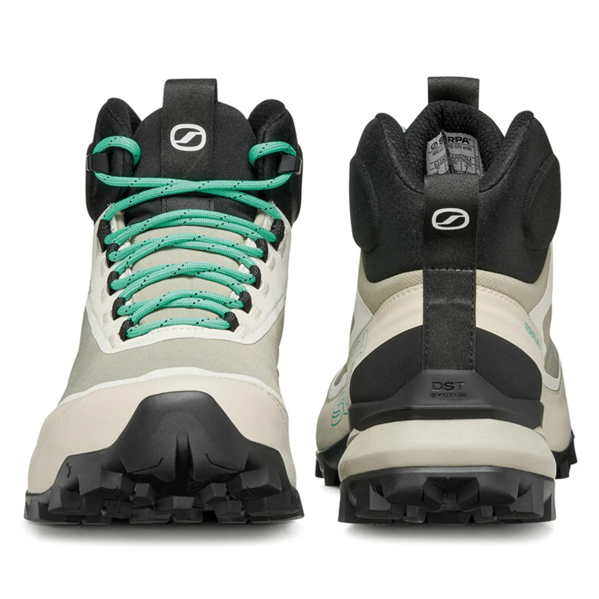 Scarpa Women's Ribelle Cross 2 Mid GORE-TEX Boots Fog/Aqua Green / EU 37-Fog/Aqua Green / EU 38-Fog/Aqua Green / EU 39-Fog/Aqua Green / EU 40-Fog/Aqua Green / EU 41 #- 53 Degrees North 