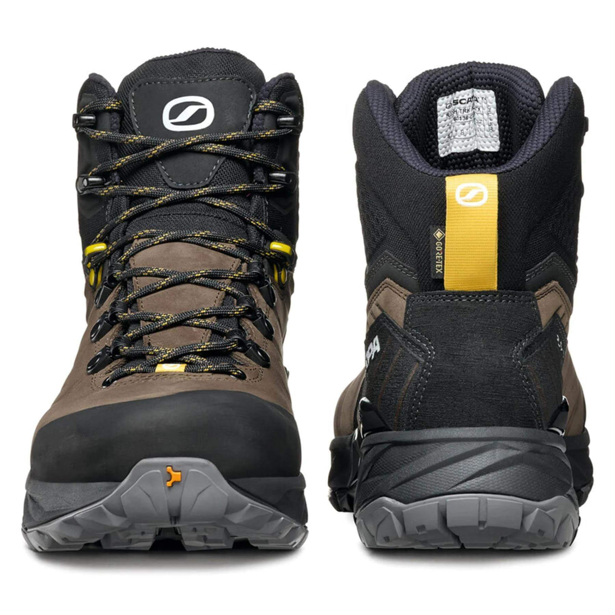 Scarpa Men's Rush TRK Pro GORE-TEX Hiking Boots Volcano/Mustard / EU 41-Volcano/Mustard / EU 42-Volcano/Mustard / EU 43-Volcano/Mustard / EU 44-Volcano/Mustard / EU 45 #- 53 Degrees North 