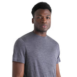 Icebreaker Men's Merino Blend 125 Cool Lite Sphere T-Shirt Arctic / Small-Arctic / Medium-Arctic / Large-Arctic / X-Large-Midnight Navy Heather / Small #- 53 Degrees North 