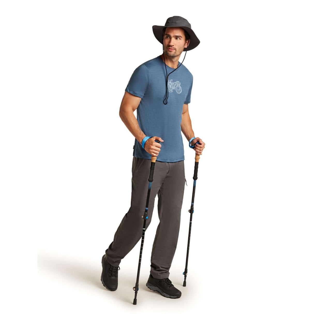 Icebreaker Men's Merino 150 Tech Lite T-Shirt Adventure Ride | 53 Degrees North