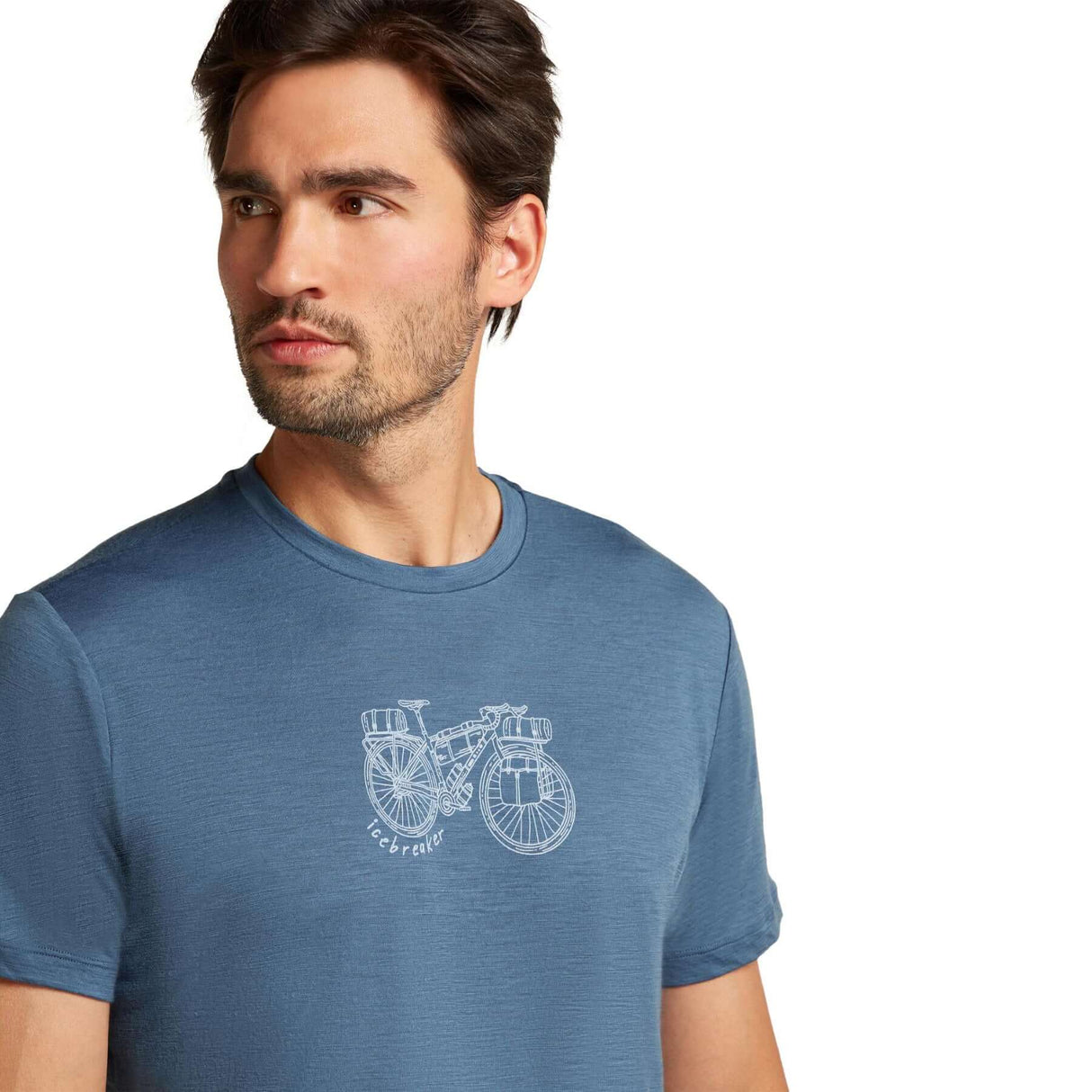Icebreaker Men's Merino 150 Tech Lite T-Shirt Adventure Ride | 53 Degrees North