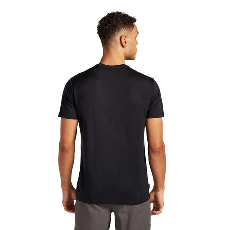Icebreaker Men's Merino 150 Tech Lite T-Shirt Cosy Camper Black / Small-Black / Medium-Black / Large-Black / X-Large #- 53 Degrees North 