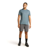 Icebreaker Men's Merino 150 Tech Lite T-Shirt Single Line Camp Blue Ash / Small-Blue Ash / Medium-Blue Ash / Large-Blue Ash / X-Large #- 53 Degrees North 