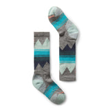 Smartwool Kids' Ski Light Cushion Over the Calf Socks Alpine Blue / Medium (UK 11-13.5)-Alpine Blue / Large (UK 1-4.5)-Medium Grey / Medium (UK 11-13.5)-Medium Grey / Large (UK 1-4.5) #- 53 Degrees North 