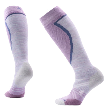Smartwool Women's Ski Full Cushion OTC Socks in Purple Eclipse