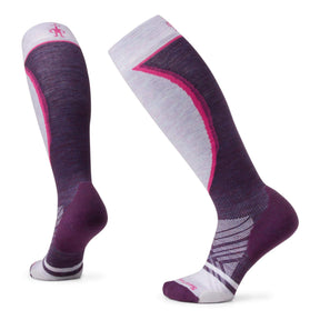 Smartwool Women's Ski Targeted Cushion OTC Socks Purple Iris / Medium (UK 5-7.5) #- 53 Degrees North 