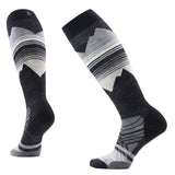 Smartwool Women's Ski Targeted Cushion Pattern OTC Socks in Medium Grey