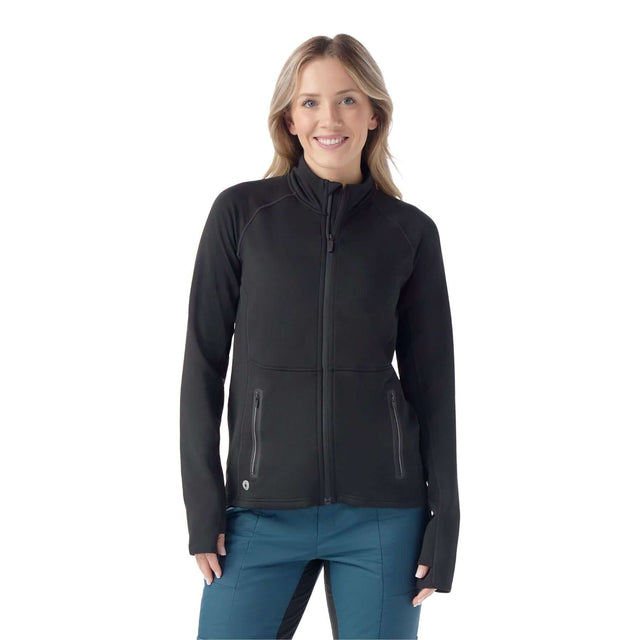 Smartwool Women's Active Fleece Jacket Black / X-Small-Black / Small-Black / Medium-Black / Large-Black / X-Large #- 53 Degrees North 