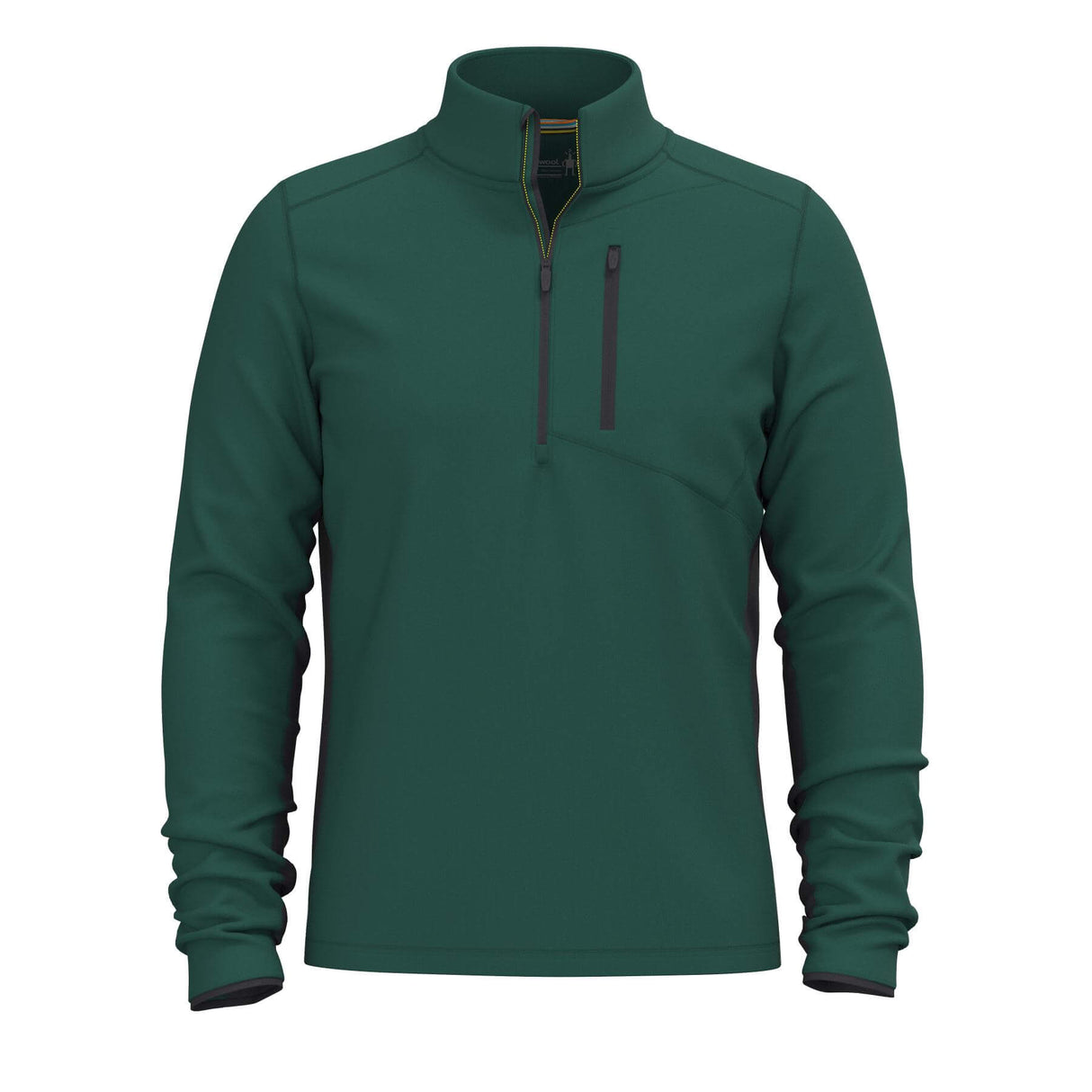 Smartwool Men's Active Fleece 1/2 Zip Fleece Pullover Evergreen / Small-Evergreen / Medium-Evergreen / Large-Evergreen / X-Large-Black / Small #- 53 Degrees North 