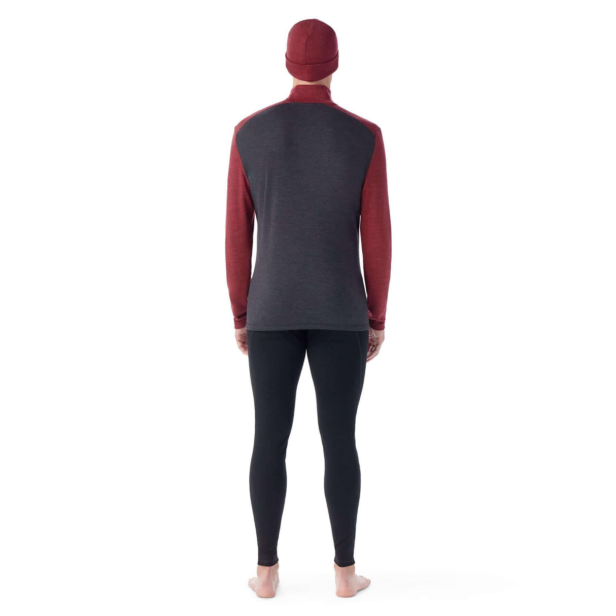 Smartwool Men's Classic Thermal Merino 1/4 Zip Base Layer Top Deep Navy / Small-Deep Navy / Medium-Deep Navy / Large-Deep Navy / X-Large-Charcoal/Currant / Small #- 53 Degrees North 