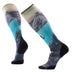 Men's Ski Targeted Cushion Winter Phase Print OTC Socks