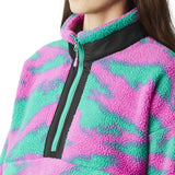 Picture Women's Zelkova 1/4 Print Fleece Retro Bliss Print / X-Small-Retro Bliss Print / Small-Retro Bliss Print / Medium-Retro Bliss Print / Large-Retro Bliss Print / X-Large #- 53 Degrees North 