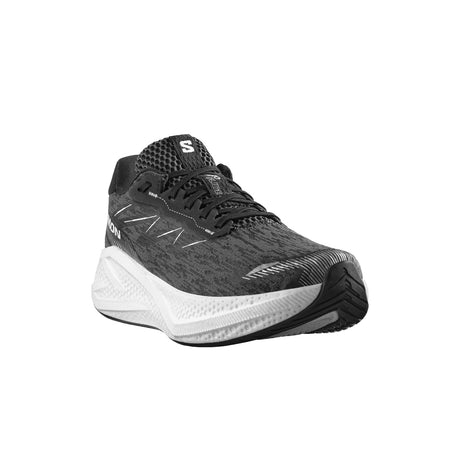 Salomon Men's Aero Glide 4 Running Shoes Black/White/Ftw Silver / UK 8-Black/White/Ftw Silver / UK 9-Black/White/Ftw Silver / UK 10-Black/White/Ftw Silver / UK 11-Black/White/Ftw Silver / UK 12 - 53 Degrees North 