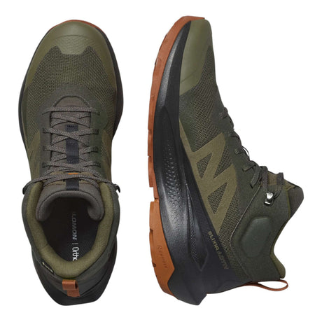 Salomon Men's Elixir Activ Mid GORE-TEX Hiking Boots Peat/Black/Caramel Café / UK 8-Peat/Black/Caramel Café / UK 9-Peat/Black/Caramel Café / UK 10-Peat/Black/Caramel Café / UK 11-Peat/Black/Caramel Café / UK 12 - 53 Degrees North 