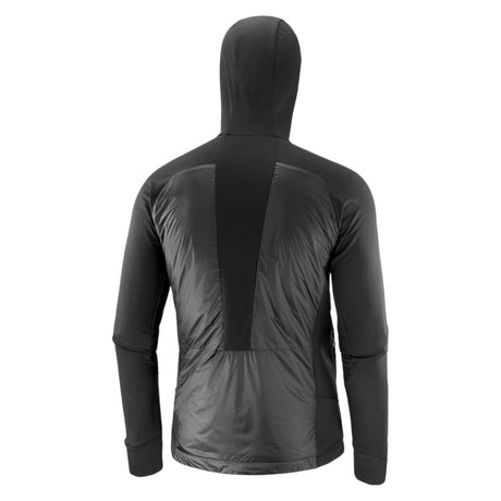 Salomon Men's Elixir Hybrid Hooded Insulated Jacket Deep Black / Small-Deep Black / Medium-Deep Black / Large-Deep Black / X-Large-Deep Black / XX-Large - 53 Degrees North 