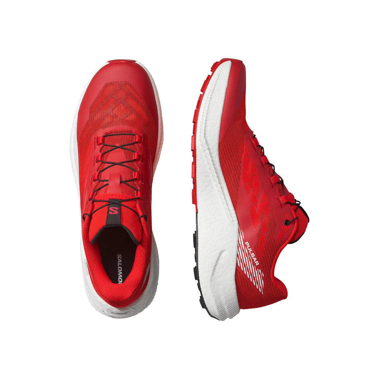 Salomon Men's Pulsar Running Shoes Fiery Red/Vanilla Ice/Black / UK 8-Fiery Red/Vanilla Ice/Black / UK 9-Fiery Red/Vanilla Ice/Black / UK 10-Fiery Red/Vanilla Ice/Black / UK 11-Fiery Red/Vanilla Ice/Black / UK 12 - 53 Degrees North 