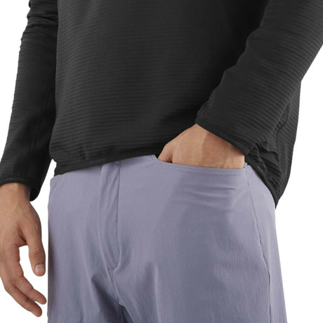 Salomon Men's Sntial Lightwarm Half Zip Fleece Jacket Deep Black / Small-Deep Black / Medium-Deep Black / Large-Deep Black / X-Large-Deep Black / XX-Large - 53 Degrees North 