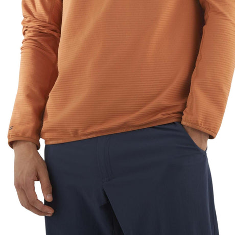 Salomon Men's Sntial Lightwarm Half Zip Fleece Jacket Deep Black / Small-Deep Black / Medium-Deep Black / Large-Deep Black / X-Large-Deep Black / XX-Large - 53 Degrees North 