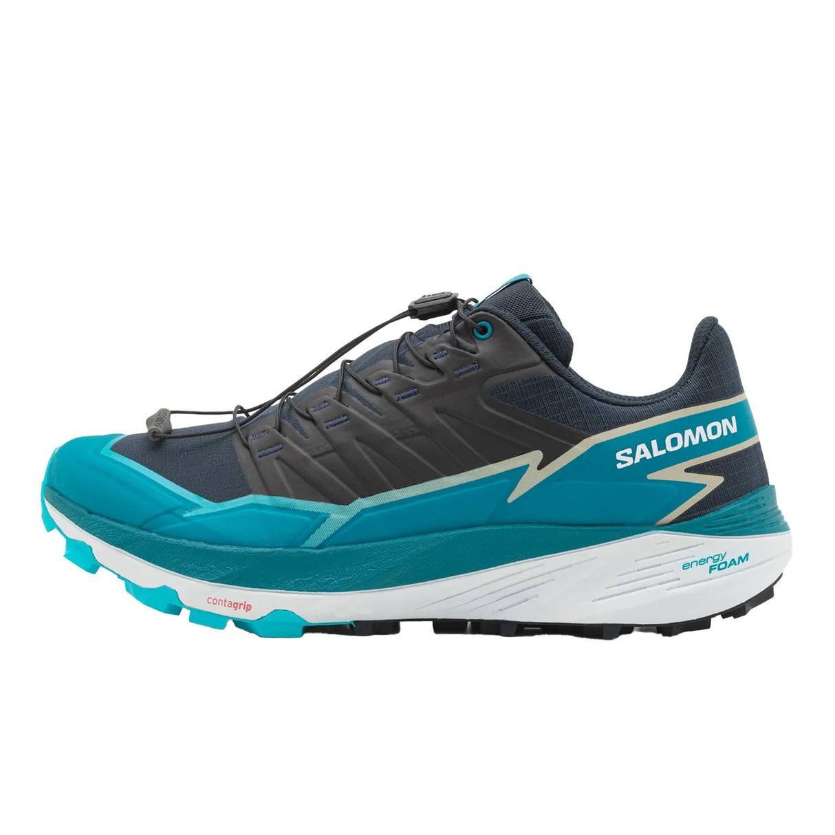 Salomon Men's Thundercross Trail Running Shoes Carbon/Tahitian Tide/Peacock Blue / UK 8-Carbon/Tahitian Tide/Peacock Blue / UK 9-Carbon/Tahitian Tide/Peacock Blue / UK 10-Carbon/Tahitian Tide/Peacock Blue / UK 11-Carbon/Tahitian Tide/Peacock Blue / UK 12 - 53 Degrees North 
