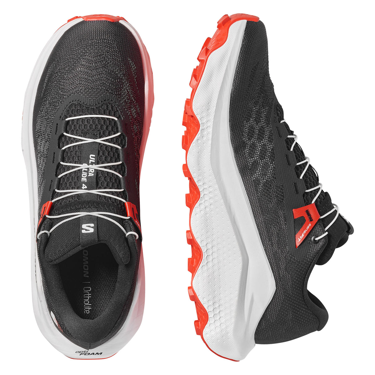 Salomon Men's Ultra Glide 4 Trail Running Shoes Black/White/Fiery Red / UK 8-Black/White/Fiery Red / UK 9-Black/White/Fiery Red / UK 10-Black/White/Fiery Red / UK 11-Black/White/Fiery Red / UK 12 - 53 Degrees North 