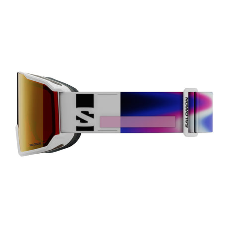 Salomon S/View 3 ML Ski Goggles Black/Black-White/Mid Red-Dress Blue/Mid Blue - 53 Degrees North 
