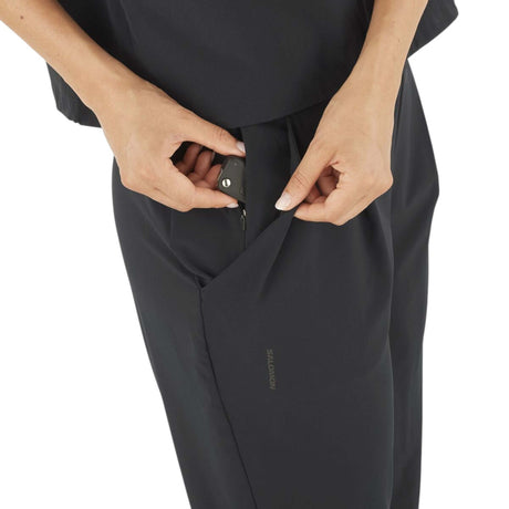 Salomon Women's Comet Pants Deep Black / X-Small-Deep Black / Small-Deep Black / Medium-Deep Black / Large-Deep Black / X-Large - 53 Degrees North 