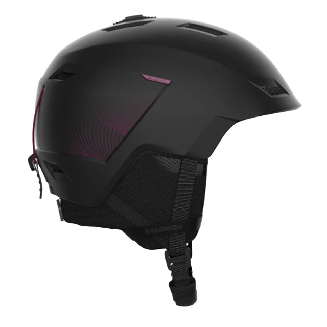 Salomon Women's Icon LT Pro Ski Helmet Black / Small (53-56cm)-Black / Medium (56-59cm) - 53 Degrees North 