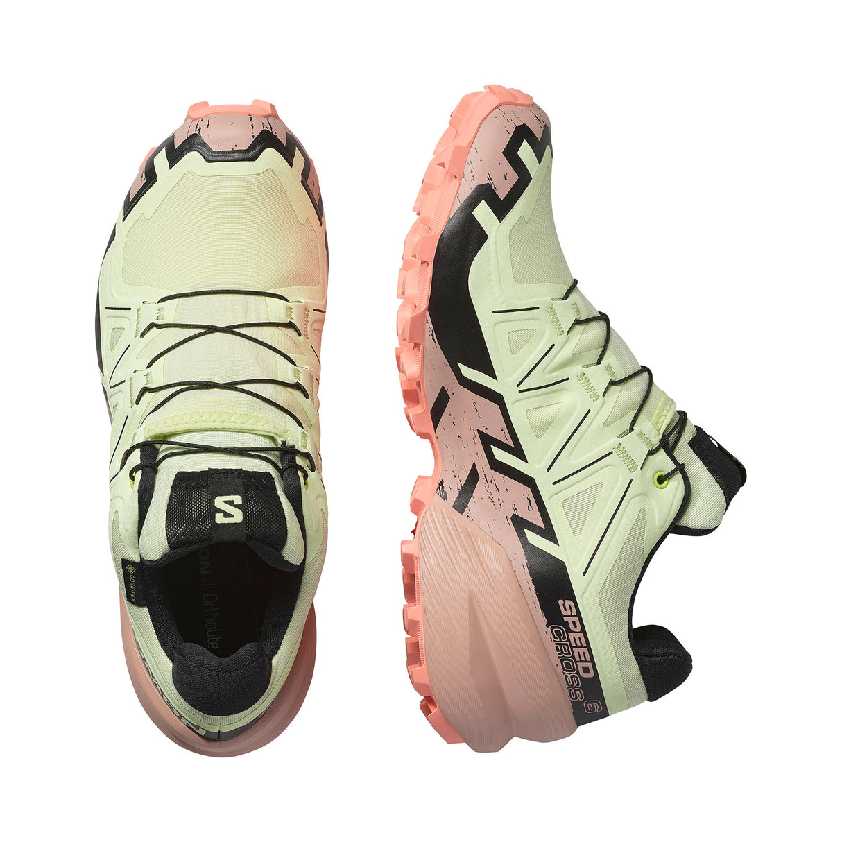 Salomon Women's Speedcross 6 GORE-TEX Trail Running Shoes Lime Cream/Mahogany Rose/Black / UK 5-Lime Cream/Mahogany Rose/Black / UK 6-Lime Cream/Mahogany Rose/Black / UK 7-Lime Cream/Mahogany Rose/Black / UK 8-Carbon/Provence/White / UK 4 - 53 Degrees North 