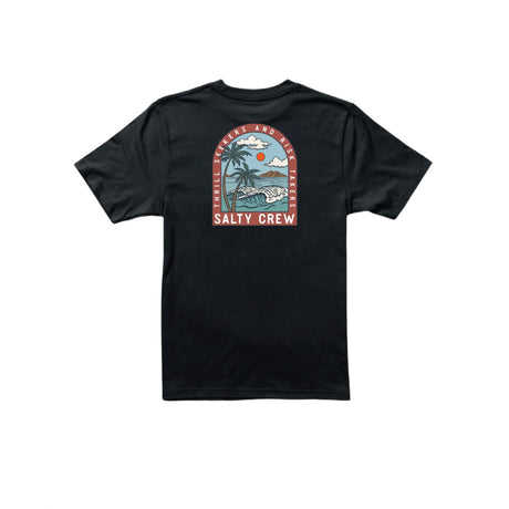Salty Crew Men's Archway Classic T-Shirt Black / Small-Black / Medium-Black / Large-Black / X-Large-Black / XX-Large - 53 Degrees North 