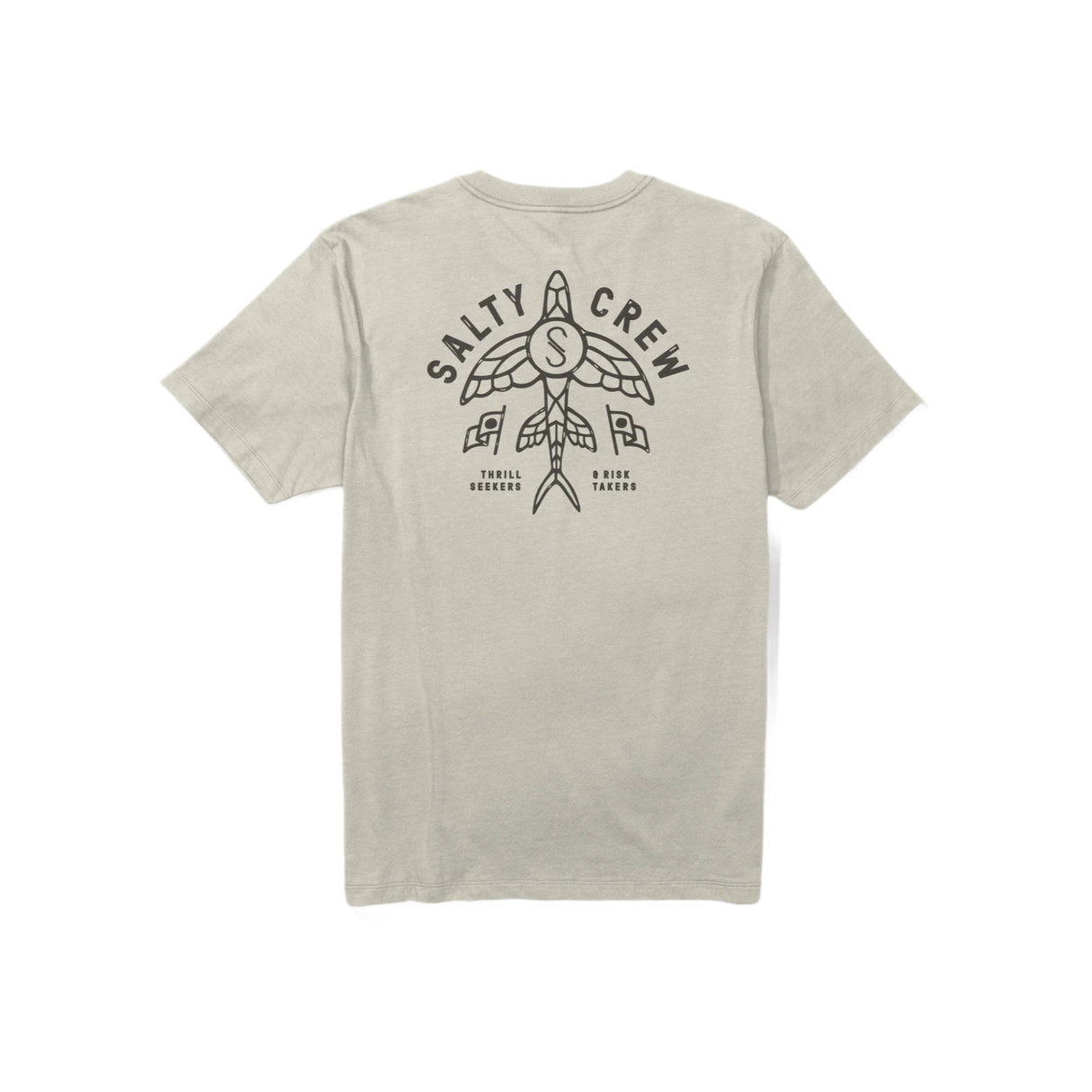 Salty Crew Men's Flyer Short Sleeve T-Shirt Moonbeam / Small-Moonbeam / Medium-Moonbeam / Large-Moonbeam / X-Large-Moonbeam / XX-Large - 53 Degrees North 