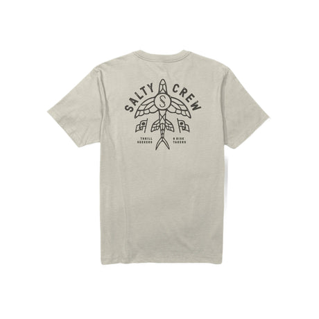 Salty Crew Men's Flyer Short Sleeve T-Shirt Moonbeam / Small-Moonbeam / Medium-Moonbeam / Large-Moonbeam / X-Large-Moonbeam / XX-Large - 53 Degrees North 