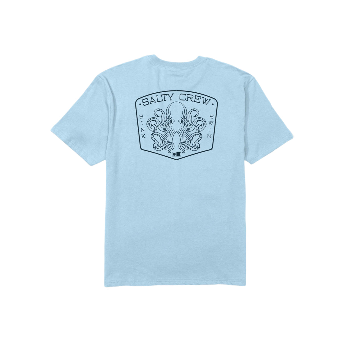 Salty Crew Men's Tako Club Classic T-Shirt Clear Sky / Small-Clear Sky / Medium-Clear Sky / Large-Clear Sky / X-Large-Clear Sky / XX-Large - 53 Degrees North 