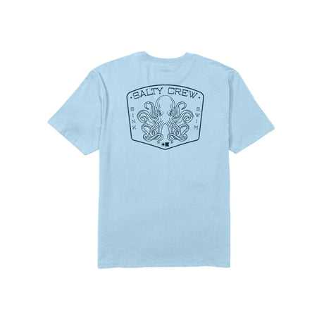 Salty Crew Men's Tako Club Classic T-Shirt Clear Sky / Small-Clear Sky / Medium-Clear Sky / Large-Clear Sky / X-Large-Clear Sky / XX-Large - 53 Degrees North 