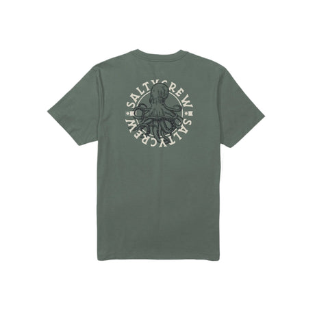Salty Crew Men's Tentacles Short Sleeve Tee Laurel Wreath / Small-Laurel Wreath / Medium-Laurel Wreath / Large-Laurel Wreath / X-Large-Laurel Wreath / XX-Large - 53 Degrees North 