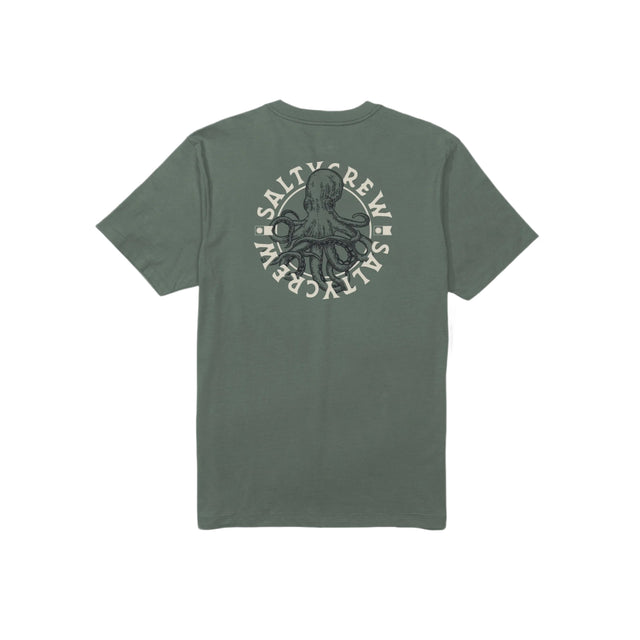 Salty Crew Men's Tentacles Short Sleeve Tee Laurel Wreath / Small-Laurel Wreath / Medium-Laurel Wreath / Large-Laurel Wreath / X-Large-Laurel Wreath / XX-Large - 53 Degrees North 