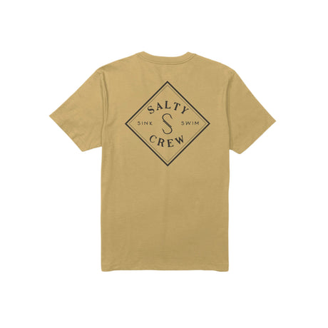 Salty Crew Men's Tippet Short Sleeve T-Shirt Mineral Yellow / Small-Mineral Yellow / Medium-Mineral Yellow / Large-Mineral Yellow / X-Large-Mineral Yellow / XX-Large - 53 Degrees North 